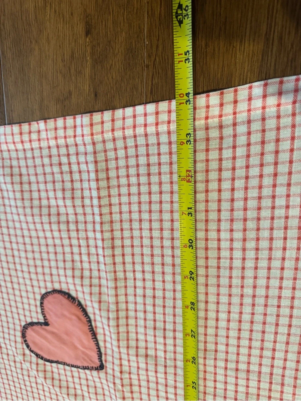 Vintage Pink & White Card Tablecloth with Appliqué Heart, Spade, Diamond & Clubs